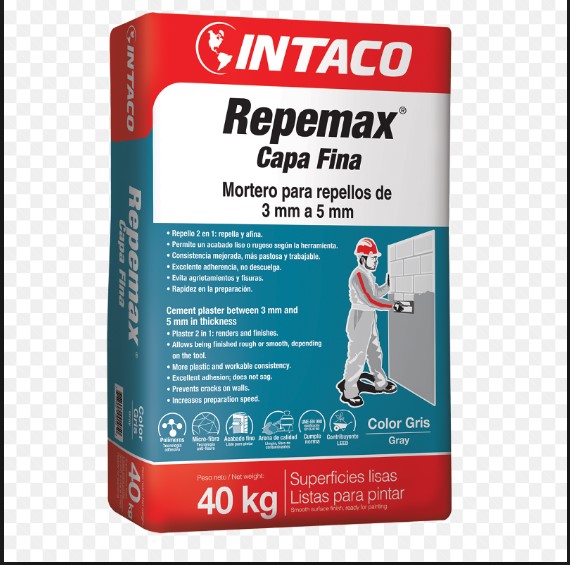 INTACO REPEMAX CAPA FINO 40 KG BLANCO