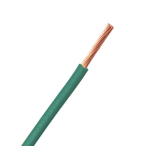[C5232] CABLE THHN ELECT #12 VERDE CAJA/CARRETE 100 MTS